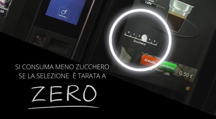 Se lo zucchero nei distributori è tarato a zero, se ne consuma meno Se lo zucchero nei distributori è tarato a zero, se ne consuma meno