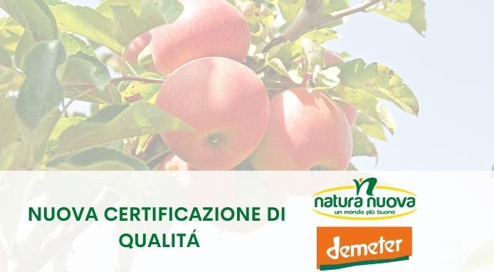 A Natura Nuova il marchio di qualità Demeter per l’agricoltura bio