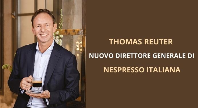 Thomas Reuter è il nuovo Direttore Generale di Nespresso Italiana