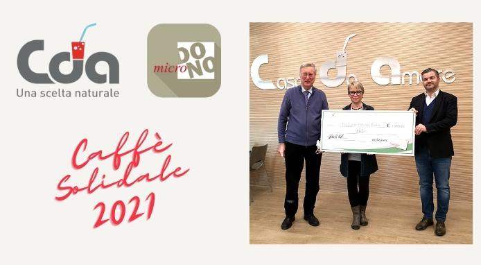 CDA Cattelan. Consegnate le donazioni raccolte nel 2021 con “il caffè solidale”