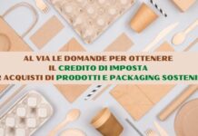 Al via la richiesta del credito di imposta per acquisti di prodotti e packaging sostenibili