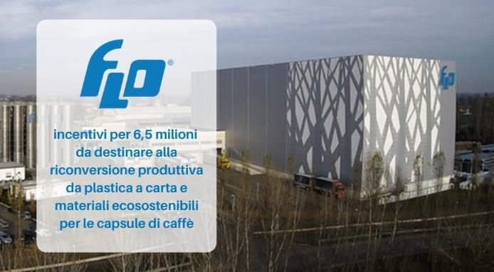 A FLO SpA 6,5 milioni di incentivi per la riconversione produttiva da plastica a carta