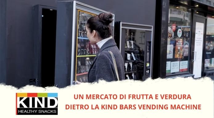 Un’installazione vending ideata da KIND nasconde un mercato ortofrutticolo