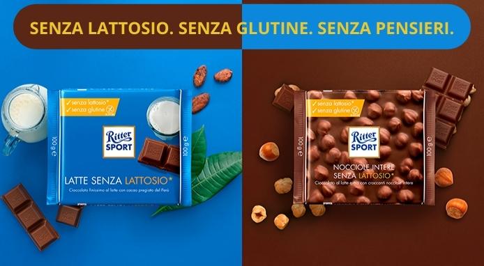 Ritter Sport senza lattosio. Quando “senza” vuol dire “di più”