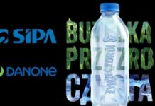 Da Danone e SIPA bottiglie in PET senza etichetta facili da riciclare