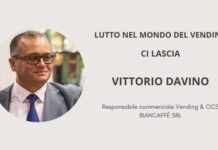 Lutto nel Vending. Ci lascia Vittorio Davino – responsabile commerciale Biancaffè