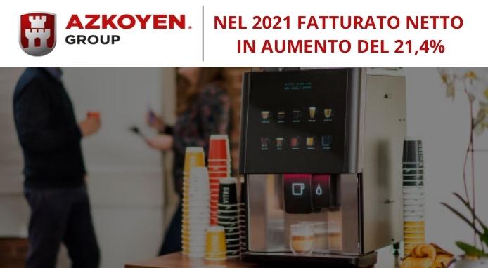 Per il Gruppo Azkoyen fatturato 2021 in aumento del 21,4% rispetto al 2020