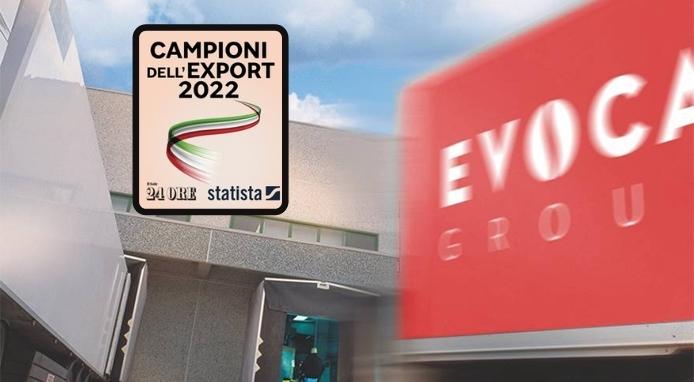 EVOCA SpA nella classifica dei campioni italiani dell’export de Il Sole 24 Ore