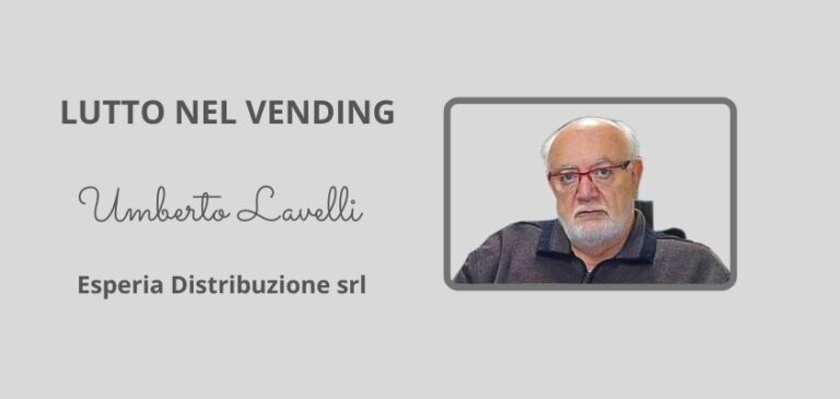 Lutto nel Vending. Scompare Umberto Lavelli – Esperia Distribuzione srl