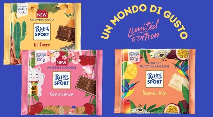 Torna la limited edition Ritter Sport Un Mondo di Gusto