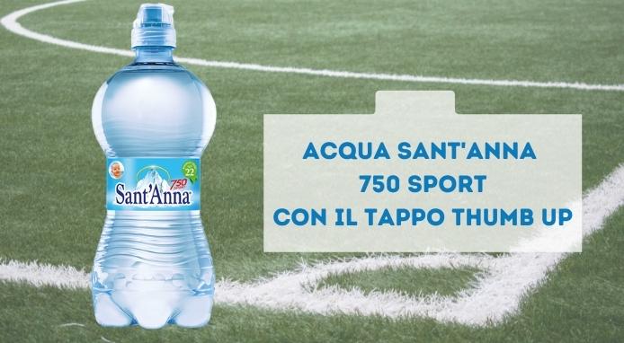 Acqua e sport: un binomio vincente con la nuova Acqua Sant’Anna 750 Sport