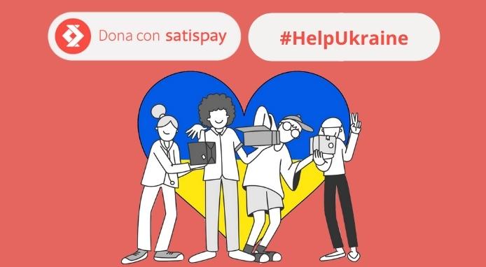 #SaveUkraine. Raccolta fondi di Satispay con Save The Children