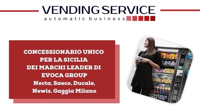 Vending Service è concessionario unico per la Sicilia dei marchi Evoca Group