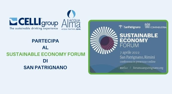 Il Gruppo Celli partecipa al Sustainable Economy Forum di S. Patrignano