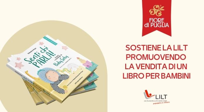 Fiore di Puglia sostiene la LILT sponsorizzando un libro per bambini