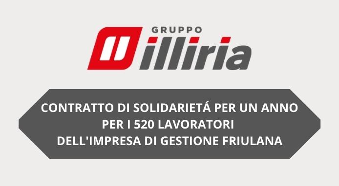 Gruppo Illiria attiva il contratto di solidarietà per un anno per i suoi lavoratori