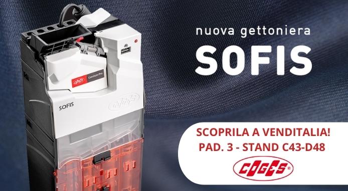 Road to Venditalia 2022. In anteprima la gettoniera Sofis di COGES Road to Venditalia 2022. In anteprima la gettoniera Sofis di COGES
