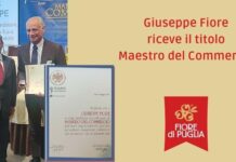 Fiore di Puglia. A Giuseppe Fiore il riconoscimento “Maestro del Commercio”