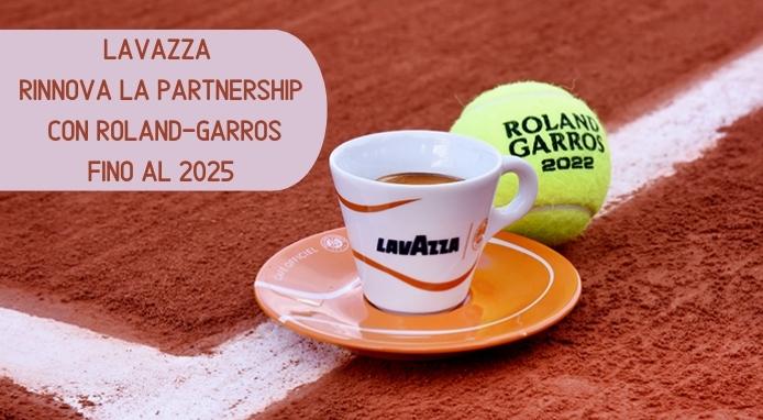 Lavazza rinnova la partnership con Roland-Garros fino al 2025