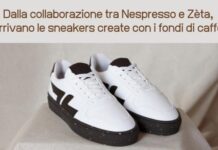 Dai fondi di caffè Nespresso arrivano le sneakers sostenibili