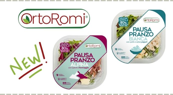 La Pausa Pranzo di Ortoromi si arricchisce con due nuovi piatti pronti