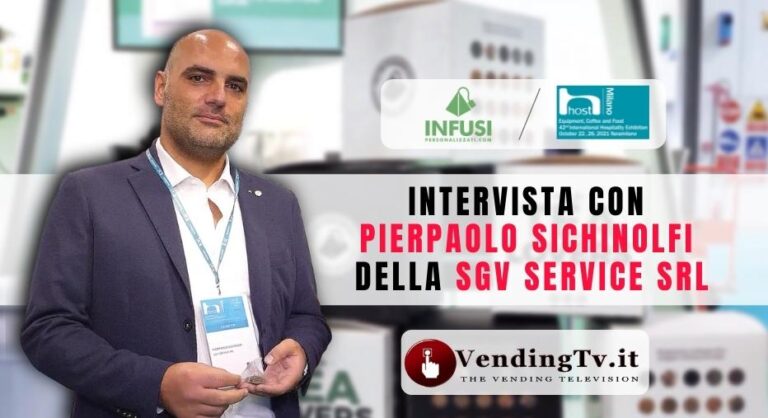 VendingTV a Host 2021. Intervista con Pierpaolo Sichinolfi della SGV Service srl VendingTV a Host 2021. Intervista con Pierpaolo Sichinolfi della SGV Service srl