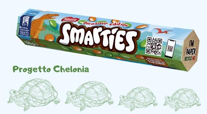 Smarties sostiene il progetto Chelonia con la limited edition Dinosaur