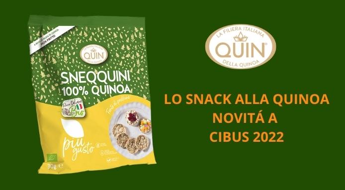 SNEQQUINI, la novità snack a base di quinoa presentata a Cibus