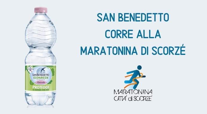 Con EcoGreen San Benedetto disseta i partecipanti della Maratonina di Scorzé