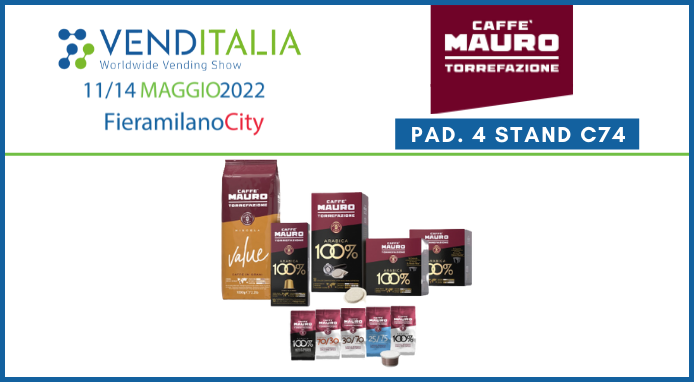 A Venditalia 2022 le novità di Caffè Mauro