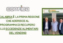 Accordo CONFIDA-Banco Alimentare Calabria per il recupero delle eccedenze del Vending