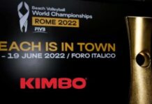 Kimbo Official Supplier dei Mondiali di Beach Volley di Roma
