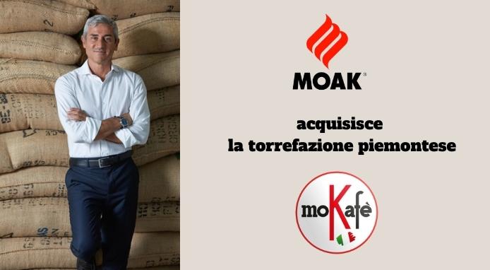 Caffè Moak annuncia l’acquisizione della torrefazione piemontese Mokafè
