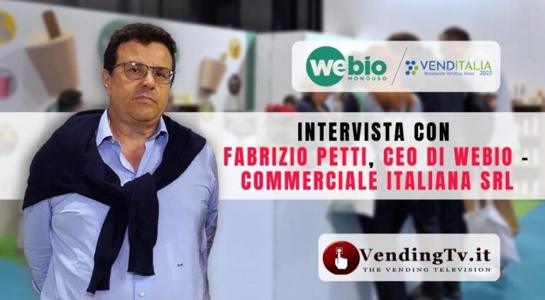 Venditalia 2022: l’intervista di VendingTV allo stand We Bio – Commerciale Italiana