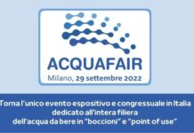 Acquafair 2022: appuntamento il 29 settembre al Palazzo delle Stelline di Milano