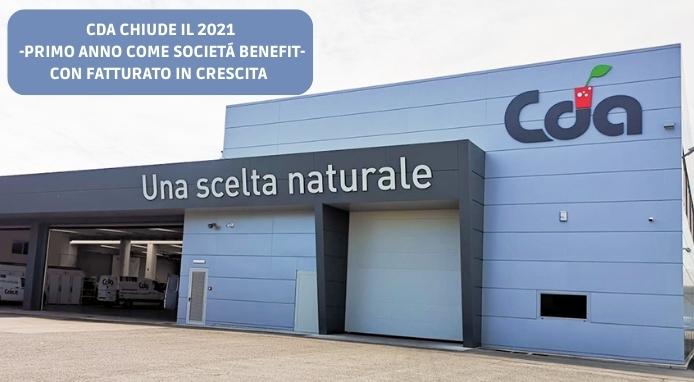 CDA chiude in crescita il fatturato 2021 – primo anno come Società Benefit