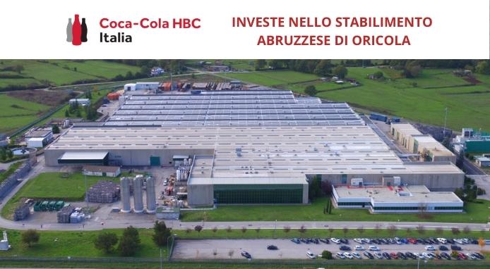 Coca-Cola HBC Italia continua a investire nello stabilimento di Oricola