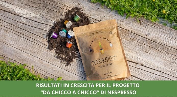 Nel 2021 crescono i risultati del progetto “Da Chicco a Chicco” Nespresso