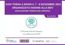 EVEX – European Vending Experience torna a Bonn il 7 e 8 novembre 2022