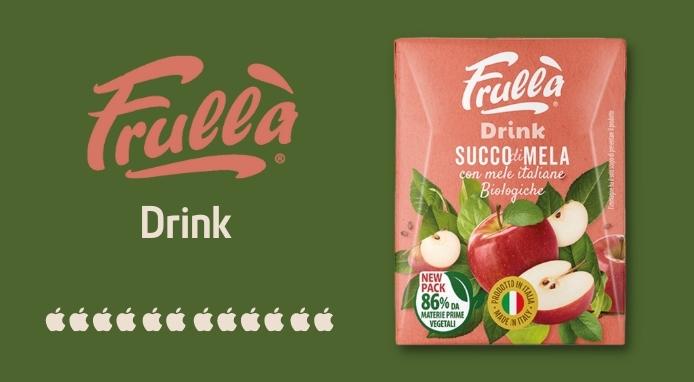 Frullà Drink: mela bio italiana e pack ecosostenibile