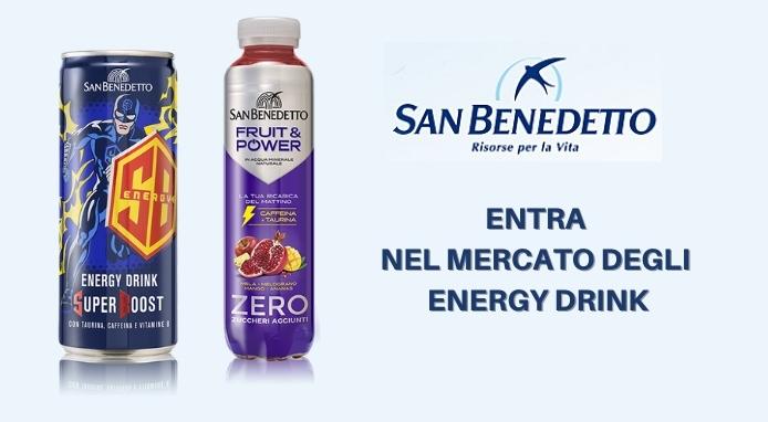 San Benedetto nel mercato degli energy drink per una carica di energia 100% made in Italy