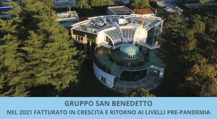 San Benedetto chiude il 2021 con fatturato in crescita e ritorno ai livelli pre-pandemia