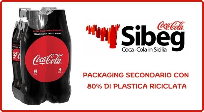 SIBEG – Coca-Cola Sicilia realizza il packaging secondario con l’80% di R-Pet