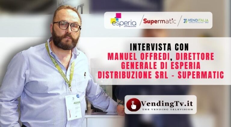 Venditalia 2022: l’intervista di VendingTV allo stand Esperia Distribuzione srl – Supermatic