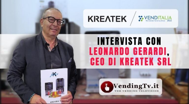 Venditalia 2022: l’intervista di VendingTV allo stand Kreatek