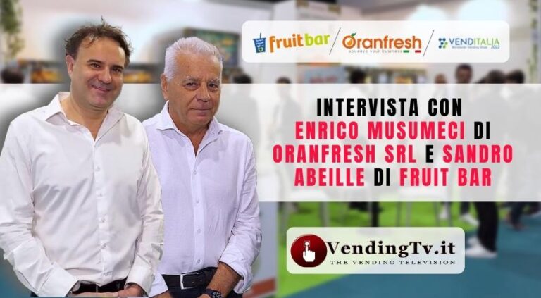 Venditalia 2022: l’intervista di VendingTV allo stand Oranfresh srl Venditalia 2022: l’intervista di VendingTV allo stand Oranfresh srl