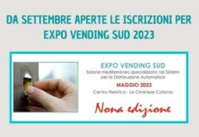 Al via da settembre le iscrizioni per Expo Vending Sud 2023