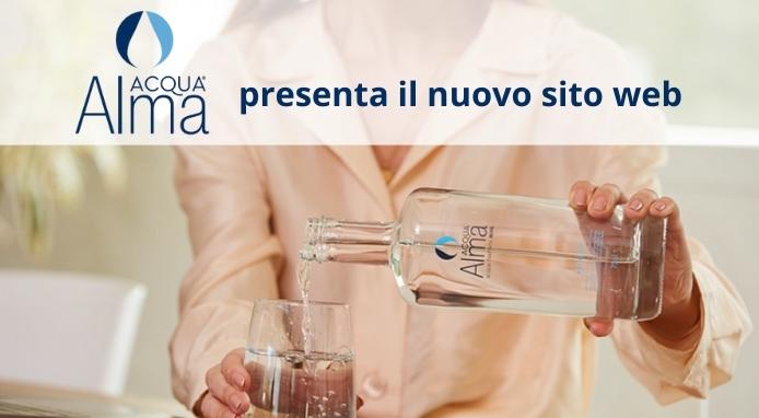 Acqua Alma presenta il nuovo sito web, limpido come la sua acqua