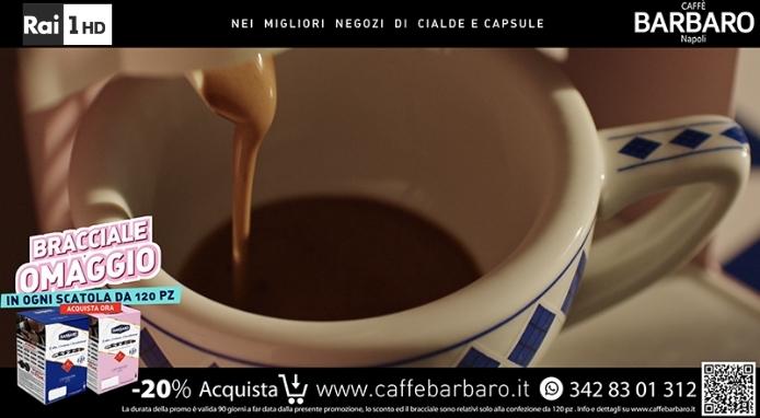 Caffè Barbaro sulle reti Rai e Mediaset con la nuova campagna pubblicitaria