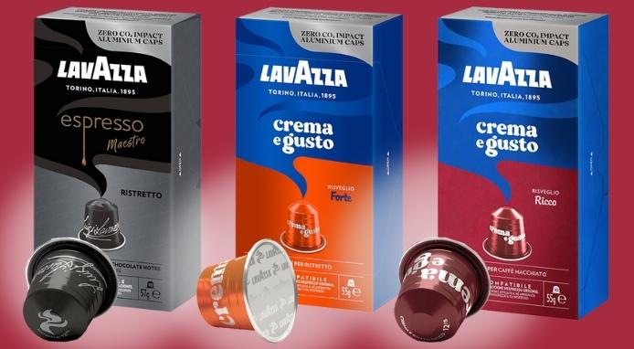 Nuove miscele Lavazza in capsule in alluminio compatibili Nespresso* Original